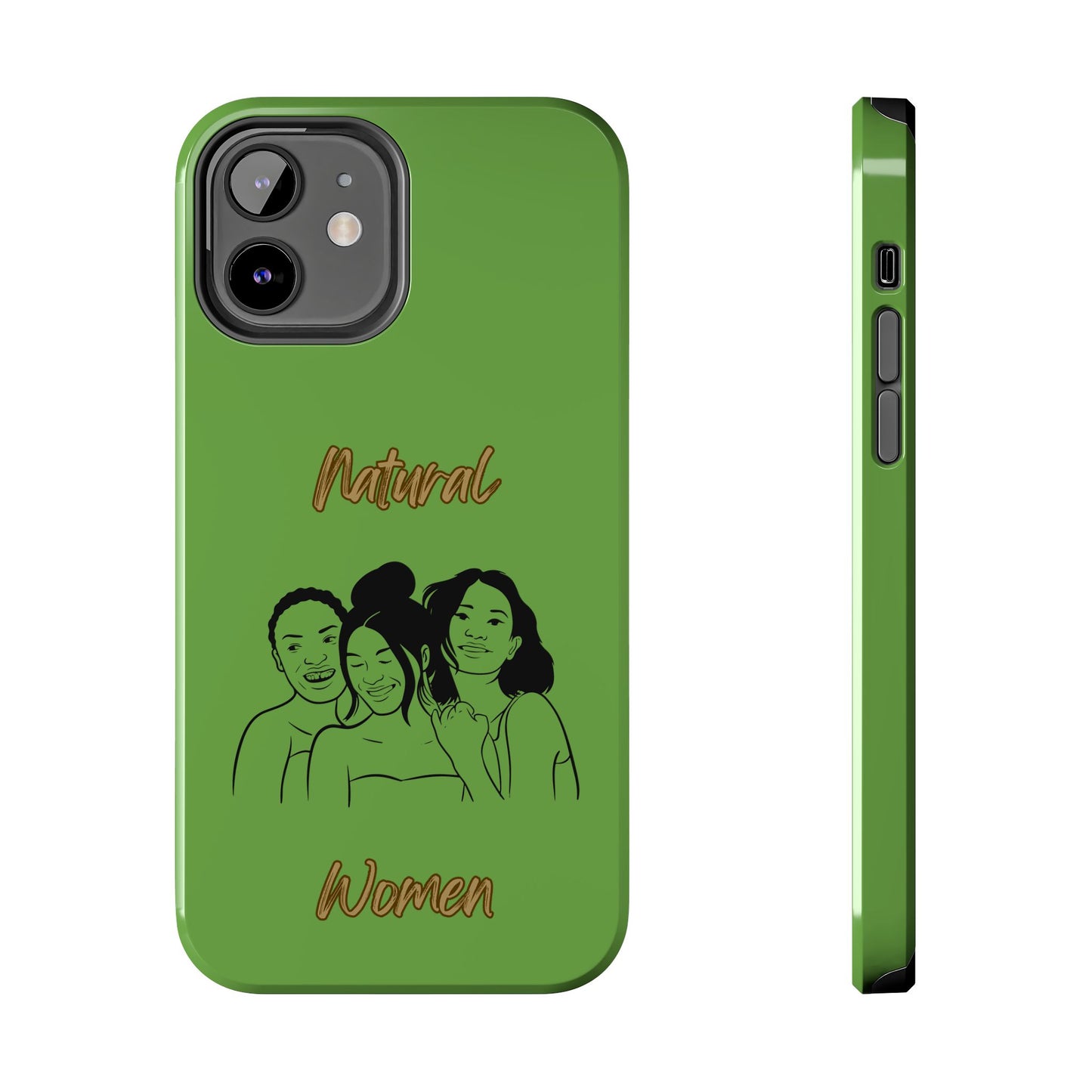 Natural Women Laughing Friends (BL)Tough Phone Cases GREEN