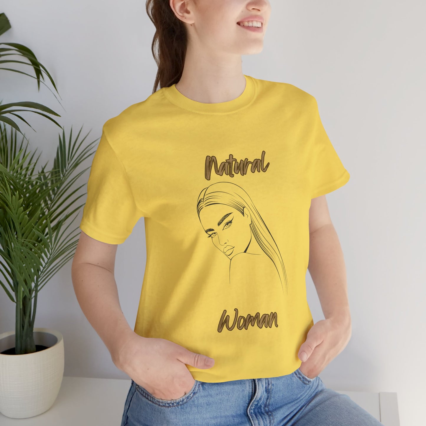 Natural Woman The Stare (BL) Short Sleeve T-Shirt