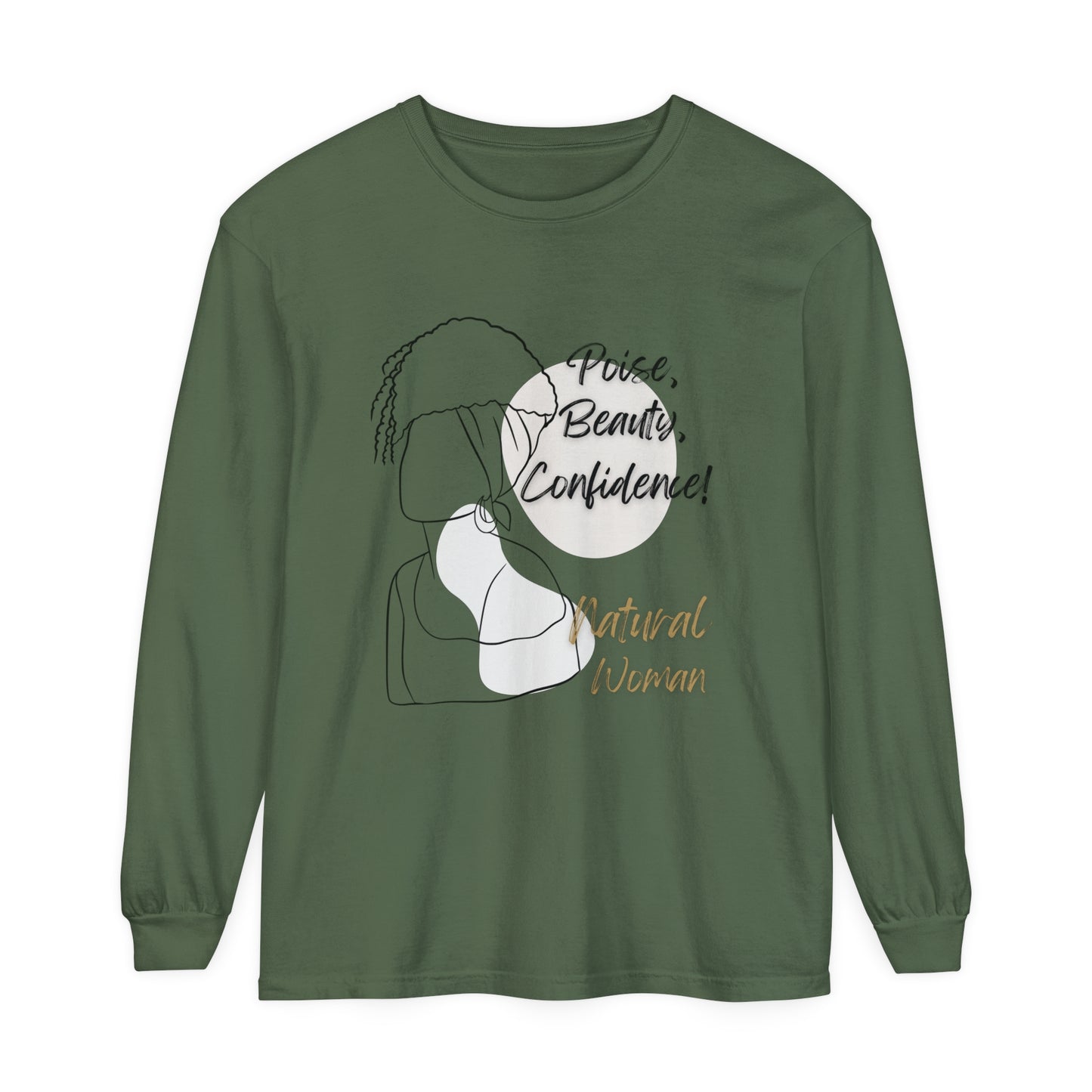 Natural Woman Puff (BL) Long Sleeve T-Shirt