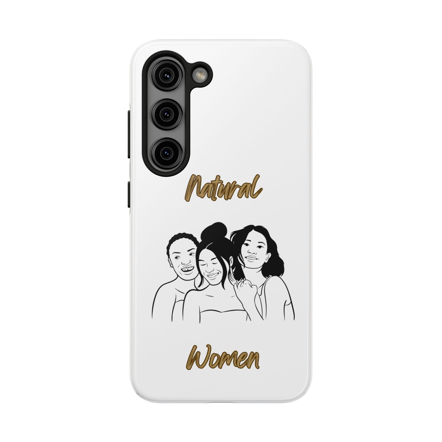 Natural Women Laughing Friends (BL)Tough Phone Cases WHITE