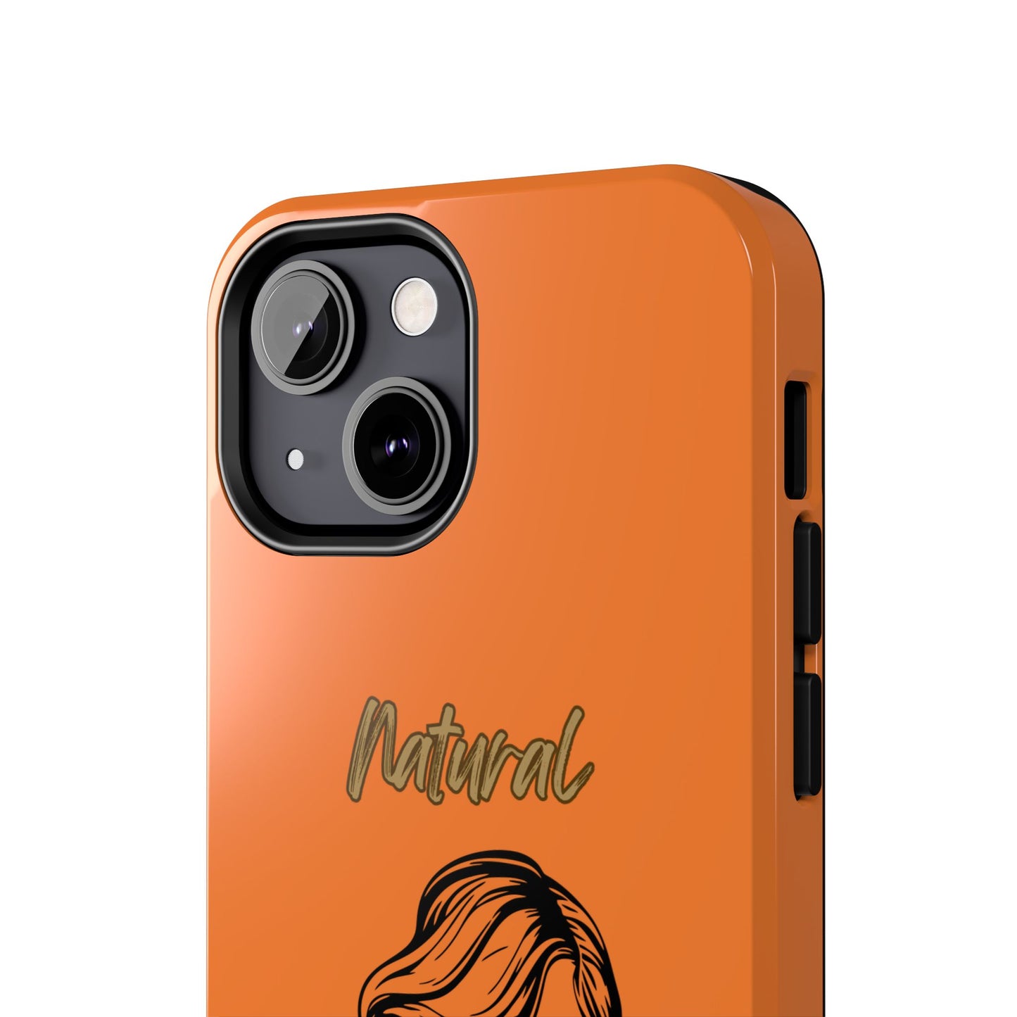 Natural Woman Long Curl (BL)Tough Phone Cases CRUSTA