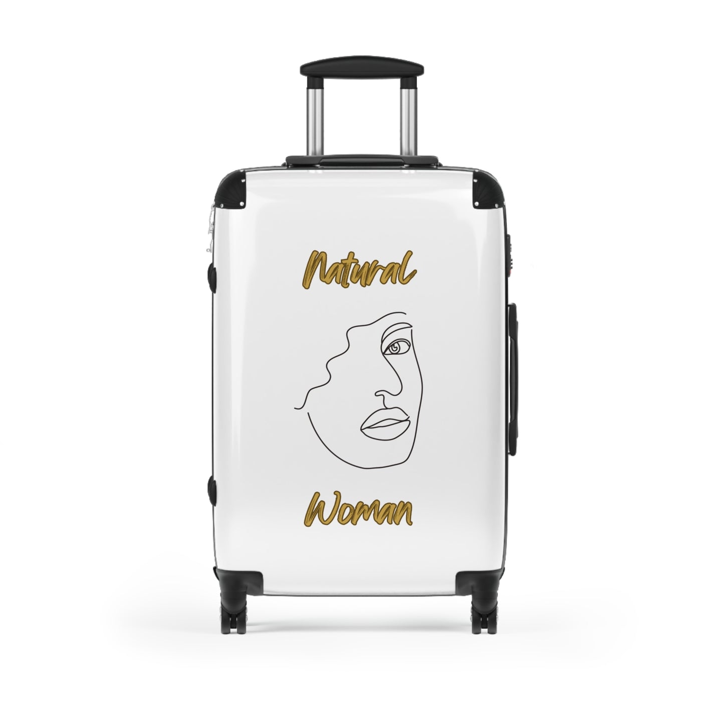 Natural Woman Peekaboo (BL) Suitcase WHITE