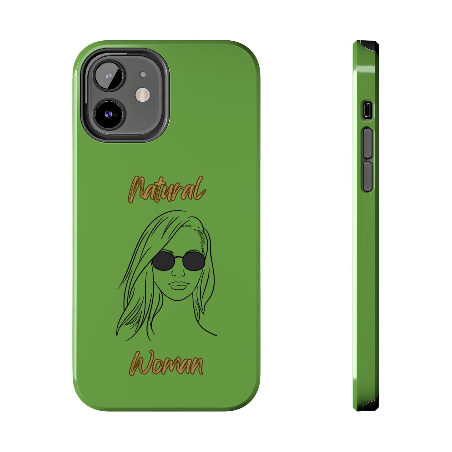 Natural Woman Shades (BL)Tough Phone Cases GREEN