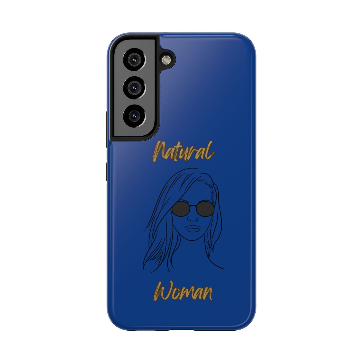 Natural Woman Shades (BL)Tough Phone Cases DARK BLUE