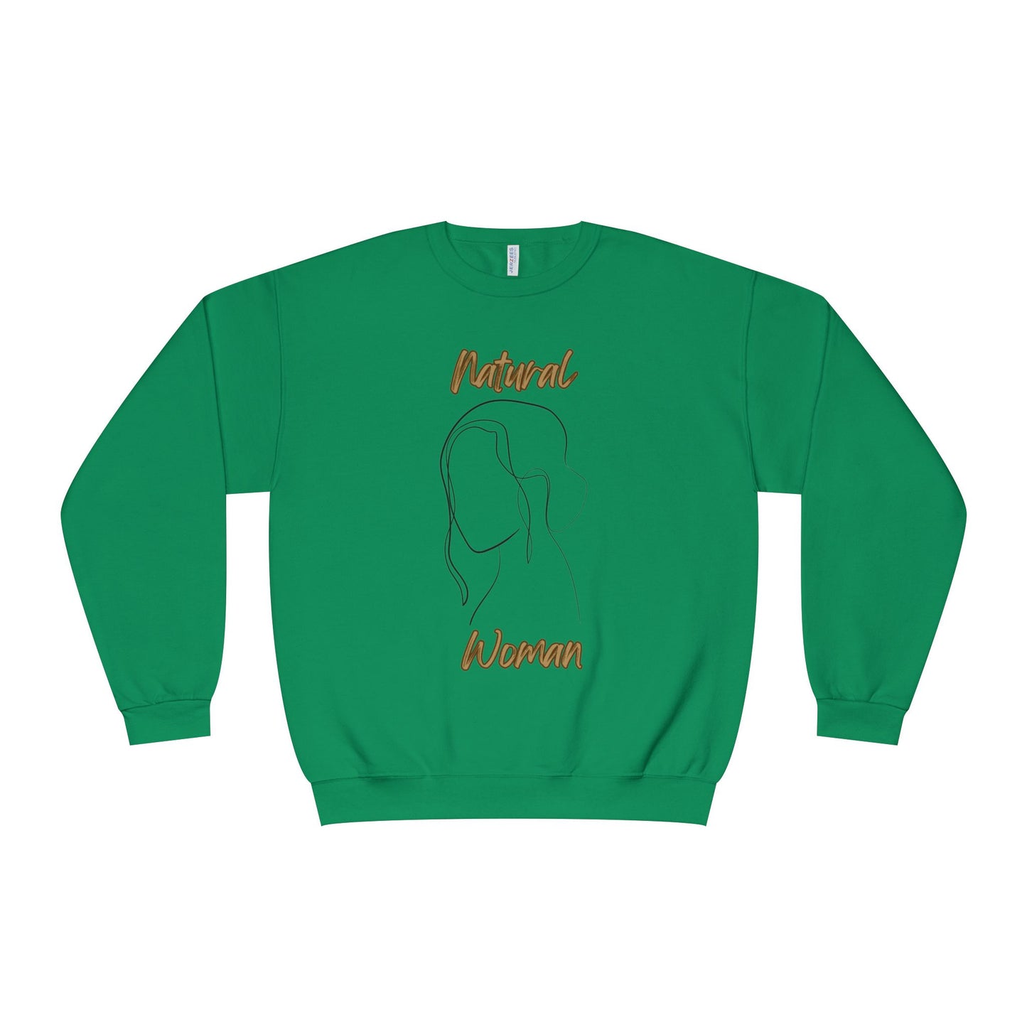Natural Woman Hanging hair (BL) Crewneck Sweatshirt
