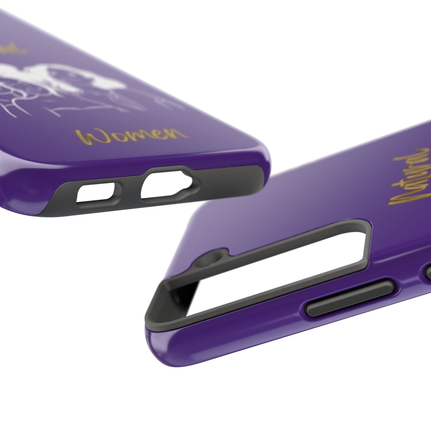 Natural Women Laughing Friends (WL)Tough Phone Cases PURPLE