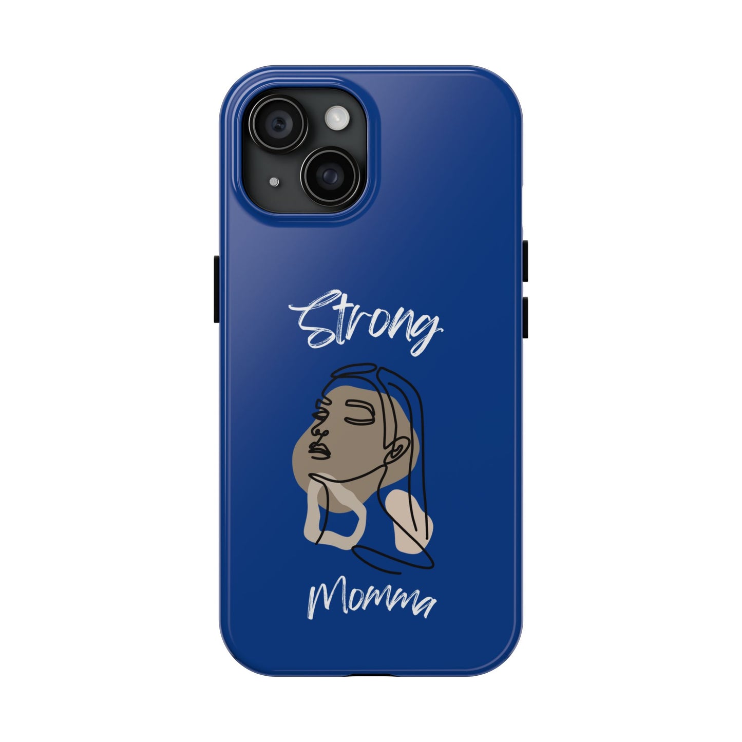 Strong Momma (WL) Tough Phone Cases DARK BLUE