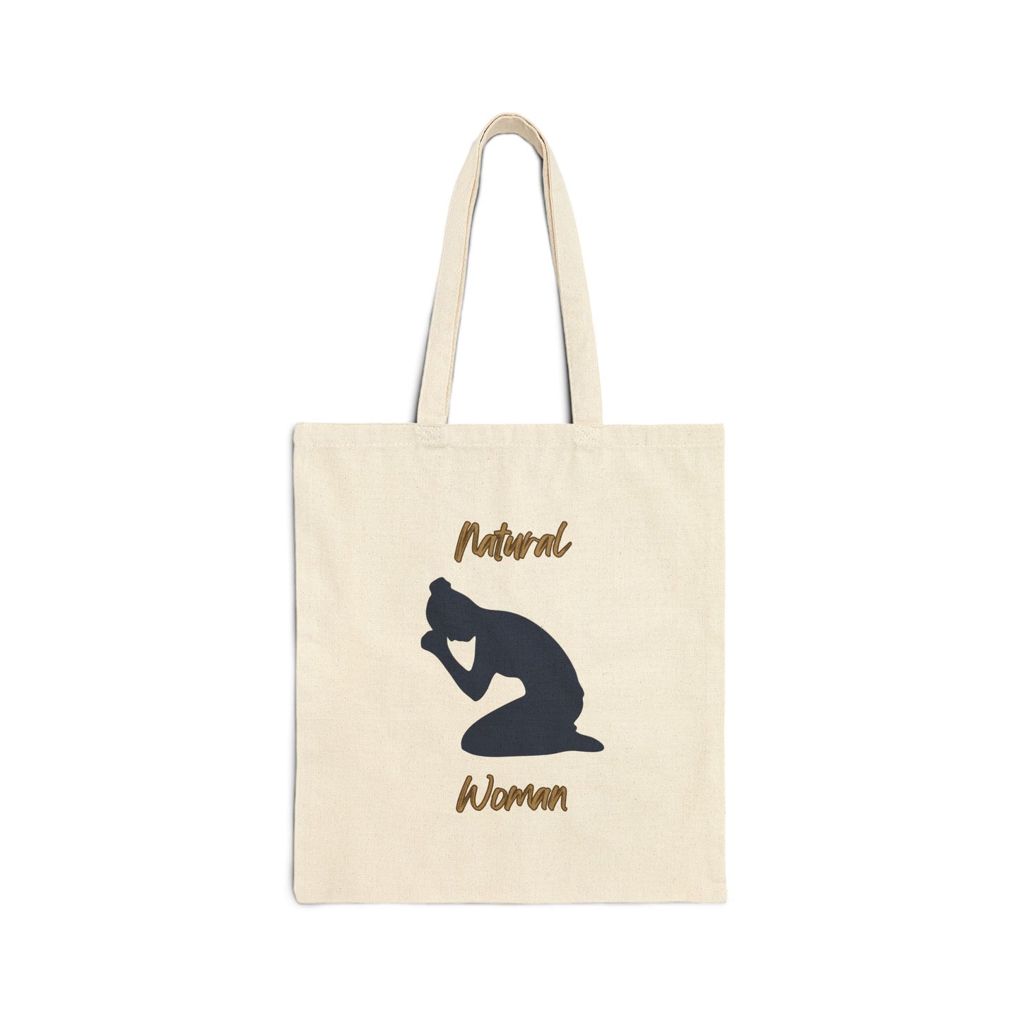 Natural Woman Pray (BL) Canvas Tote Bag