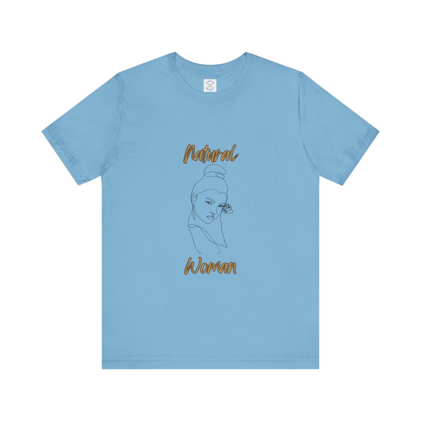 Natural Woman Sassy Bun (BL) Short Sleeve T-Shirt