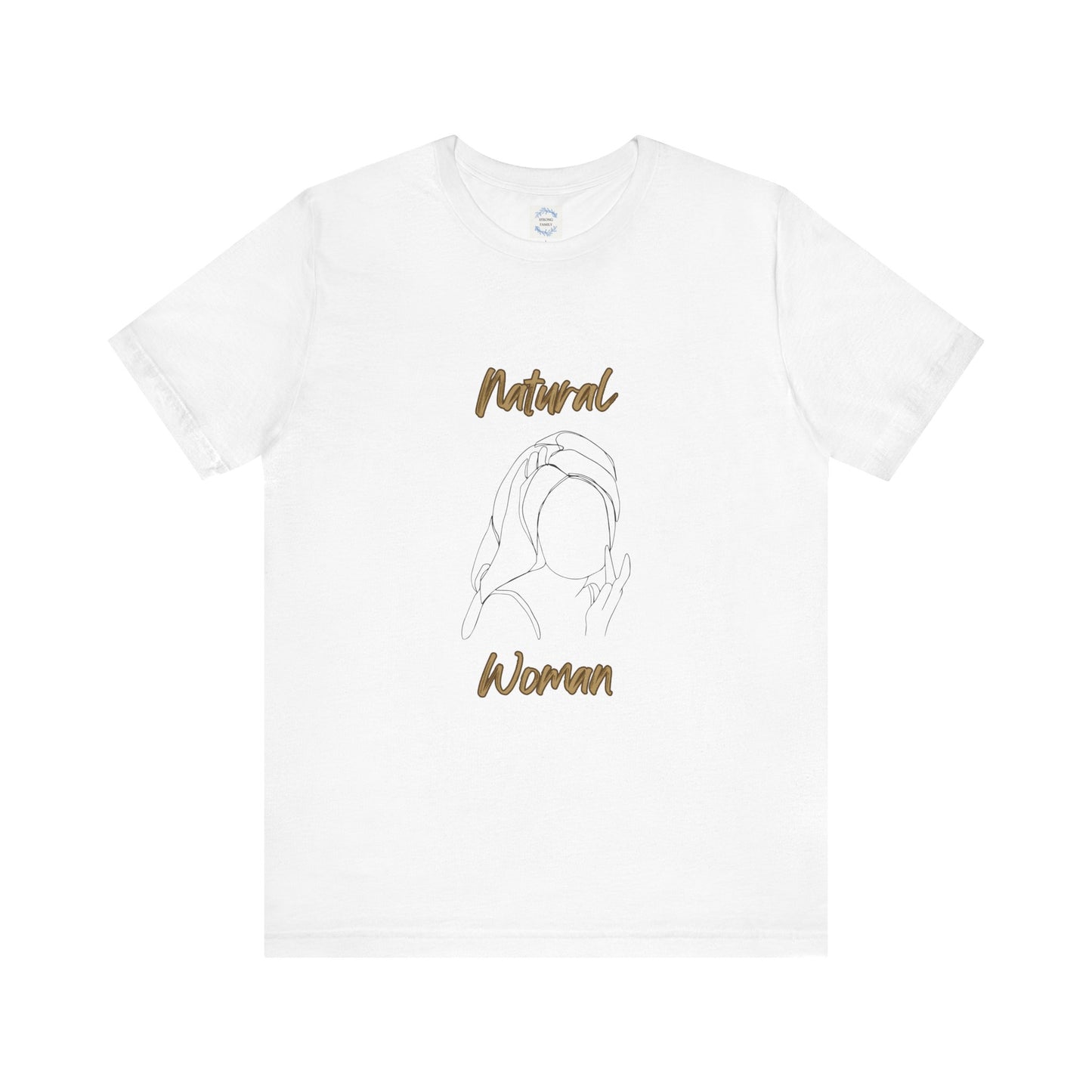Natural Woman Towel Wrapped (BL) Short Sleeve T-Shirt