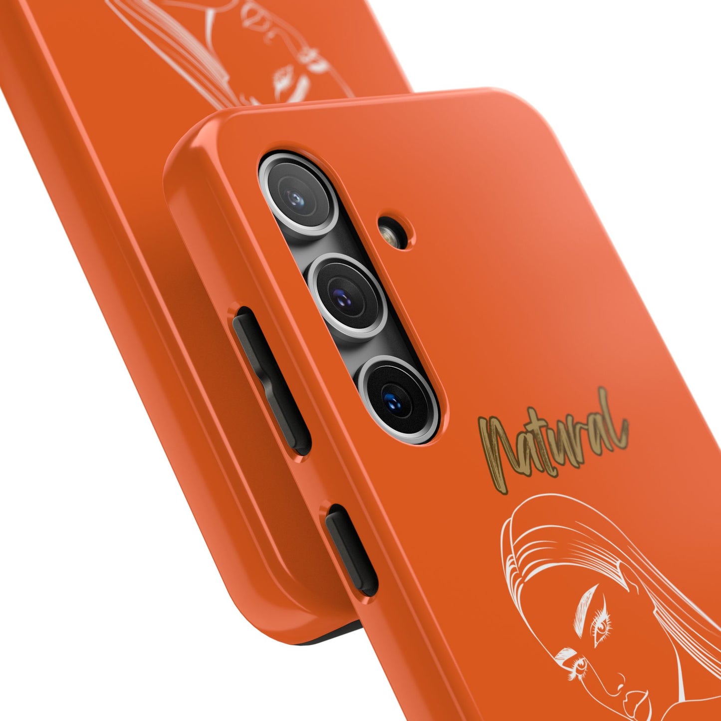 Natural Woman The Stare (WL) Tough Phone Cases ORANGE