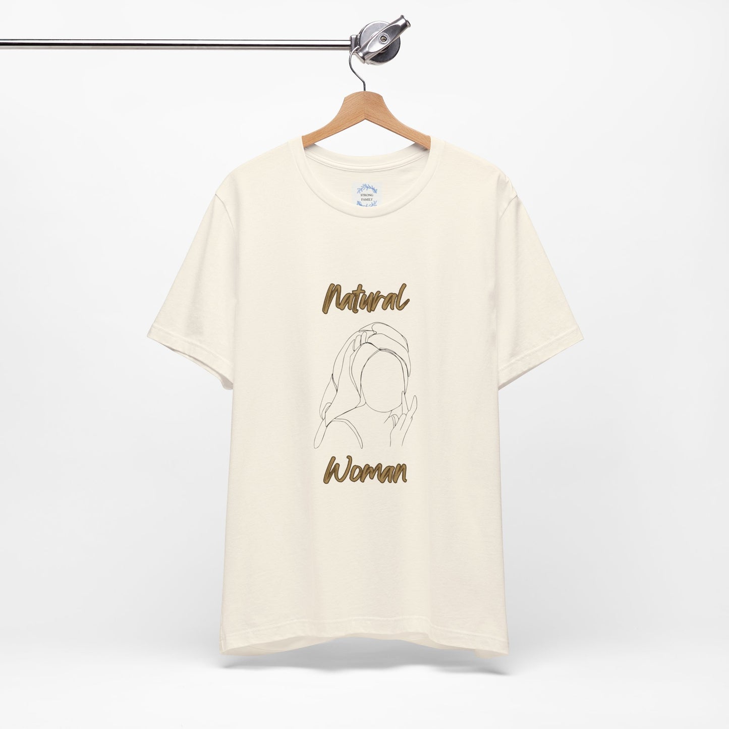 Natural Woman Towel Wrapped (BL) Short Sleeve T-Shirt