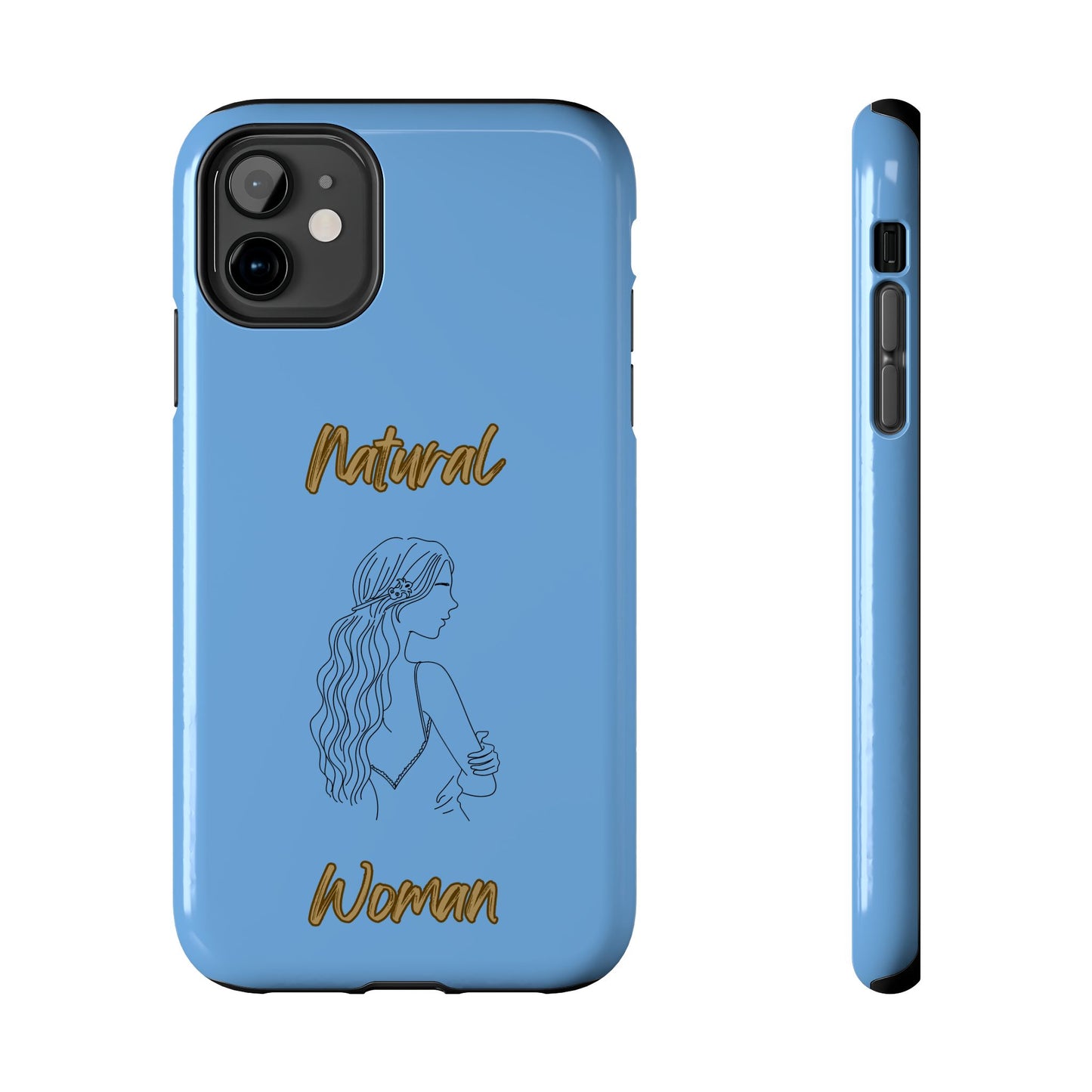Natural Woman Young Woman (BL)Tough Phone Cases LIGHT BLUE