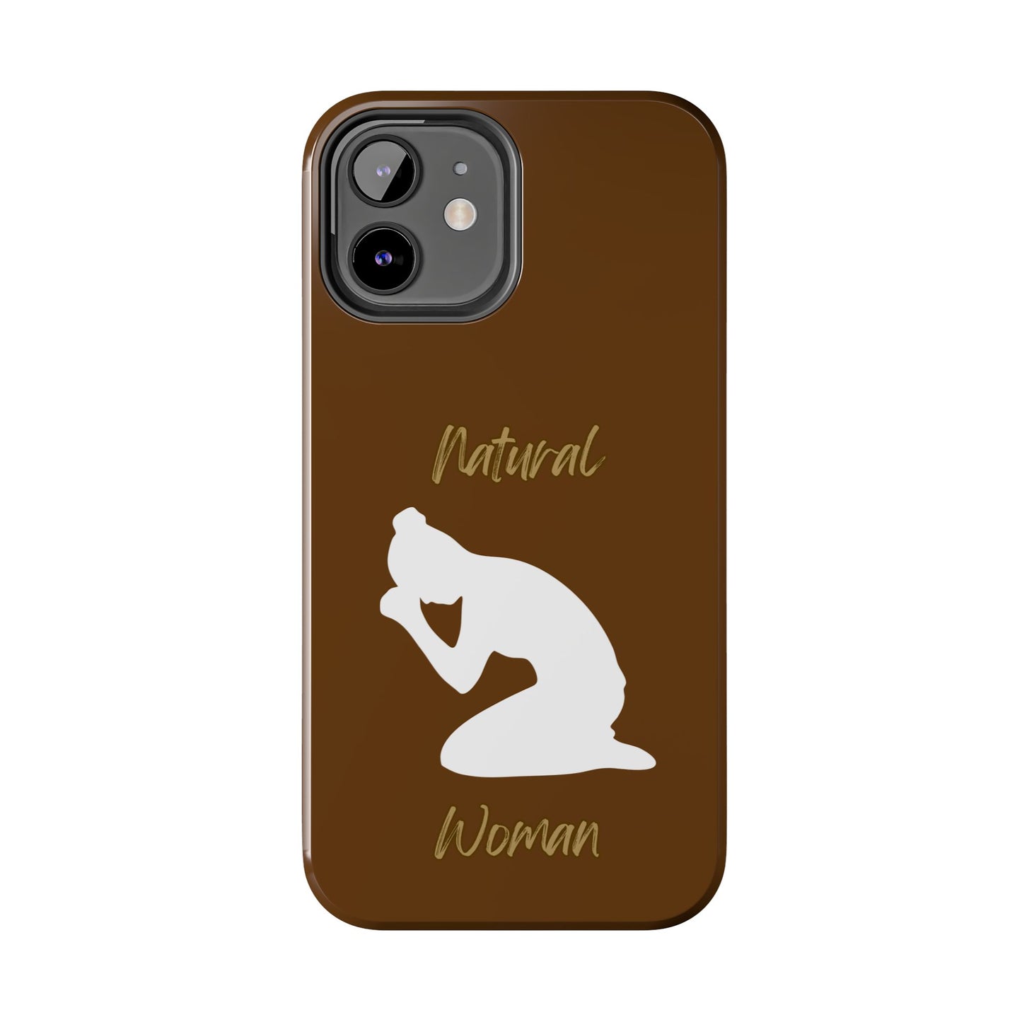 Natural Woman Pray (WL) Tough Phone Cases BROWN