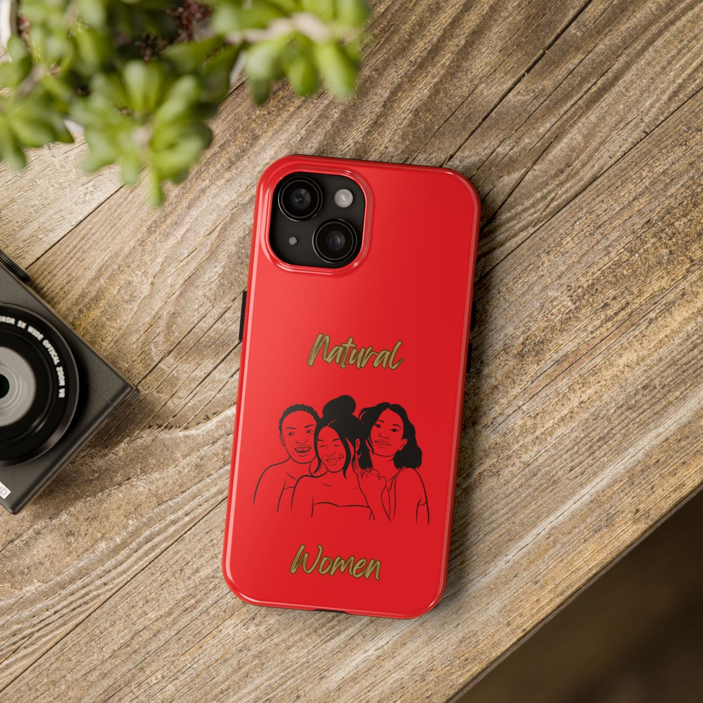 Natural Women Laughing Friends (BL)Tough Phone Cases RED