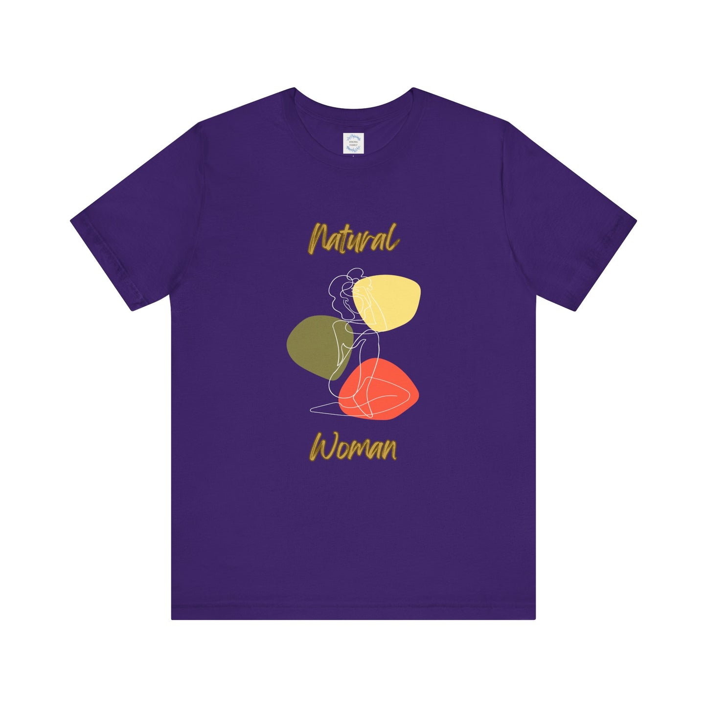 Natural Woman Colorful Pose (WL) Short Sleeve T-Shirt