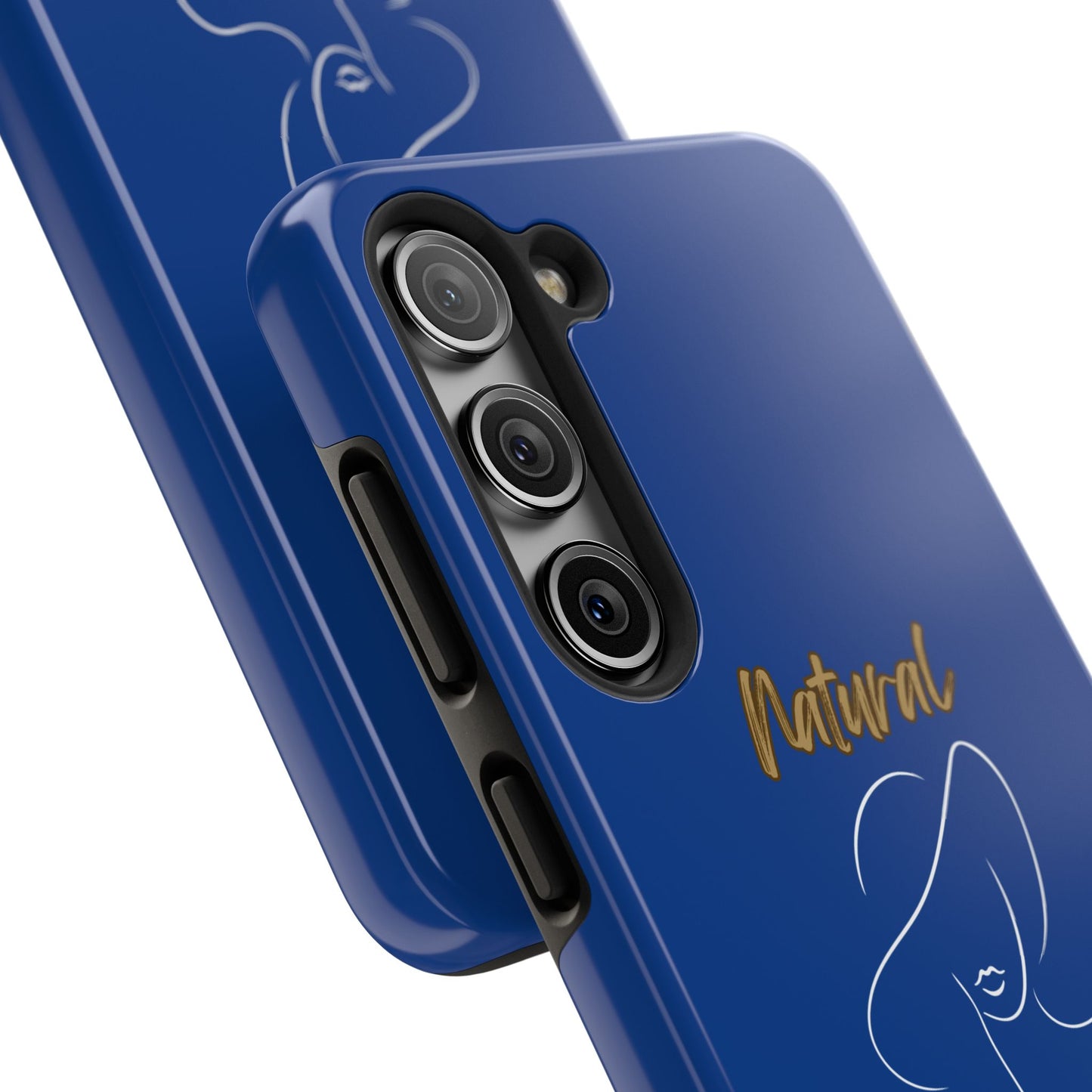 Natural Woman Sun Hat (WL) Tough Phone Cases DARK BLUE