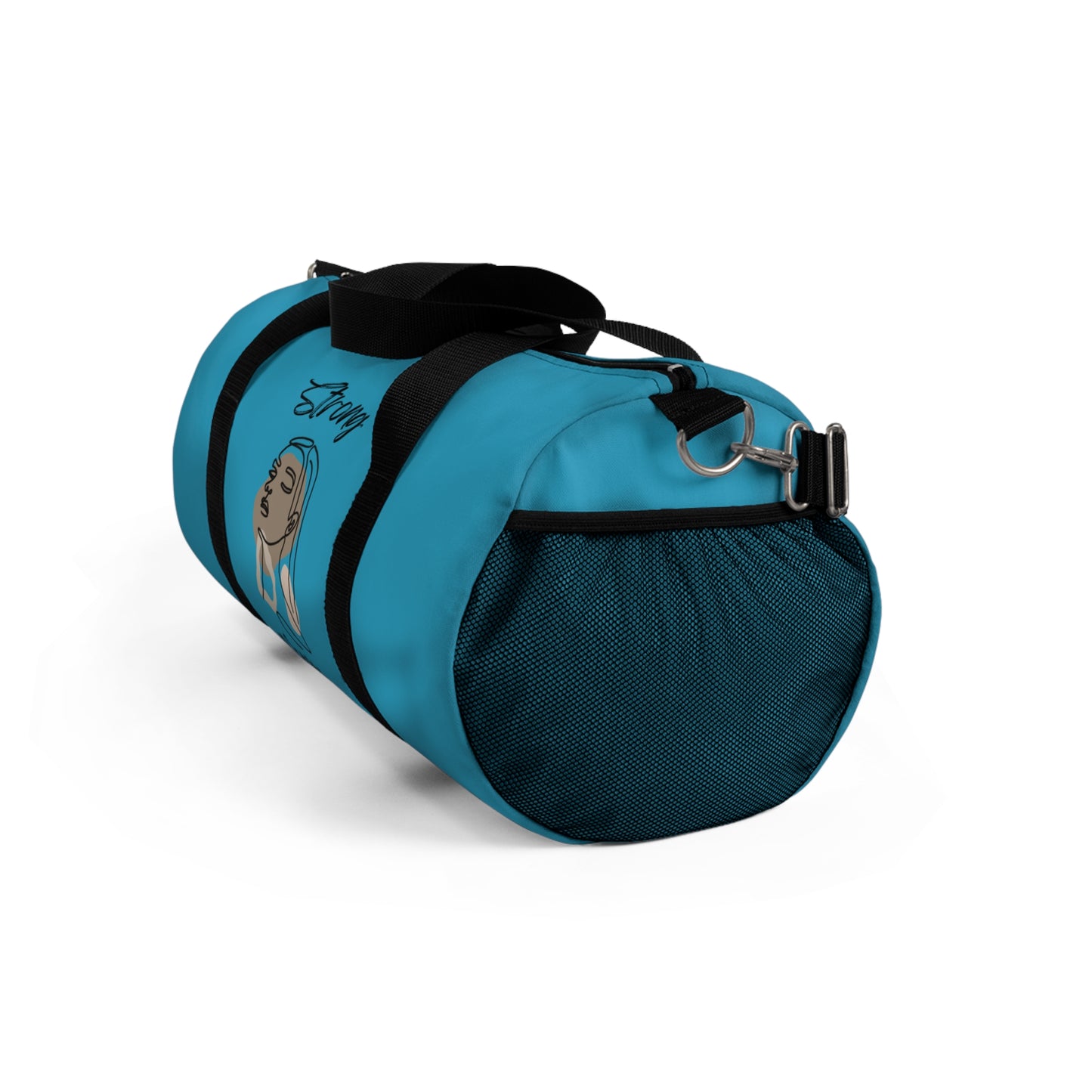 Strong Momma (BL) Duffel Bag TURQUOISE