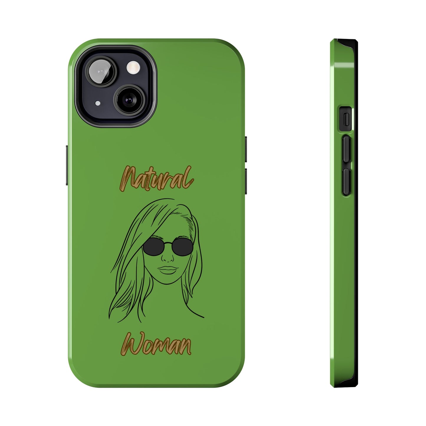 Natural Woman Shades (BL)Tough Phone Cases GREEN