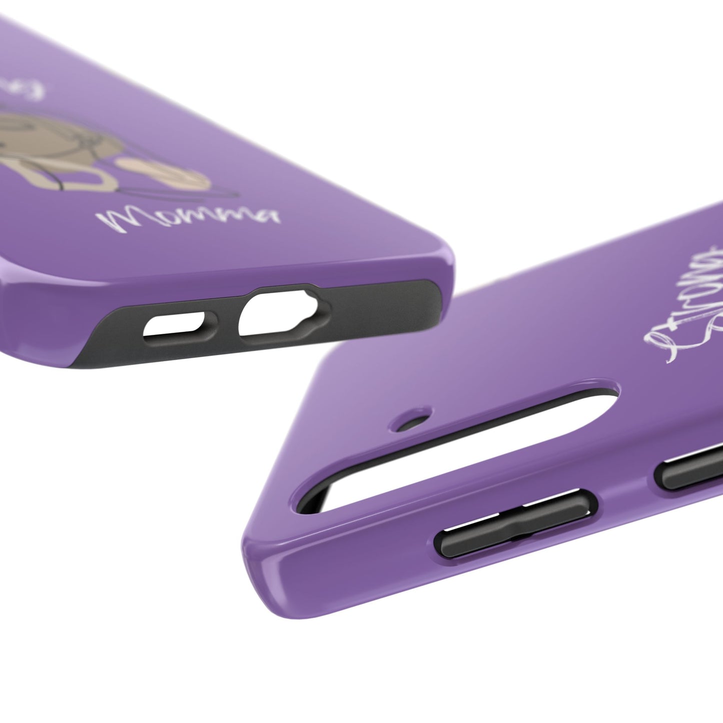 Strong Momma (WL) Tough Phone Cases LIGHT PURPLE