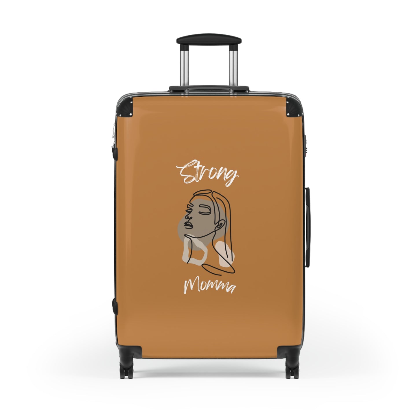 Strong Momma (WL) Luggage Bags LIGHT BROWN