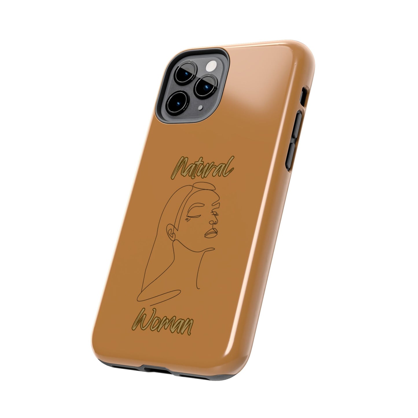 Natural Woman Calm (BL) Tough Phone Cases LIGHT BROWN