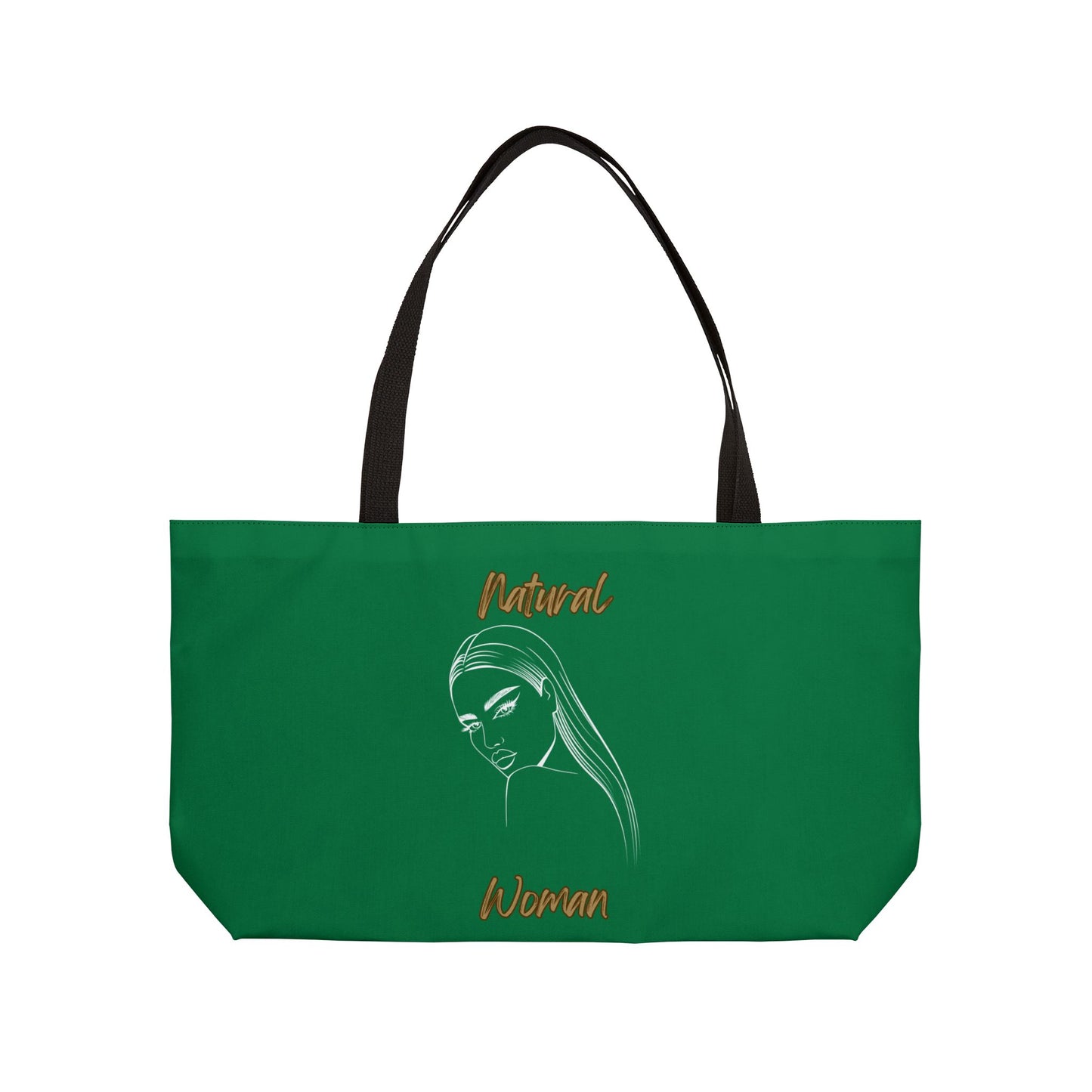 Natural Woman The Stare (WL) Weekender Tote Bag DARK GREEN
