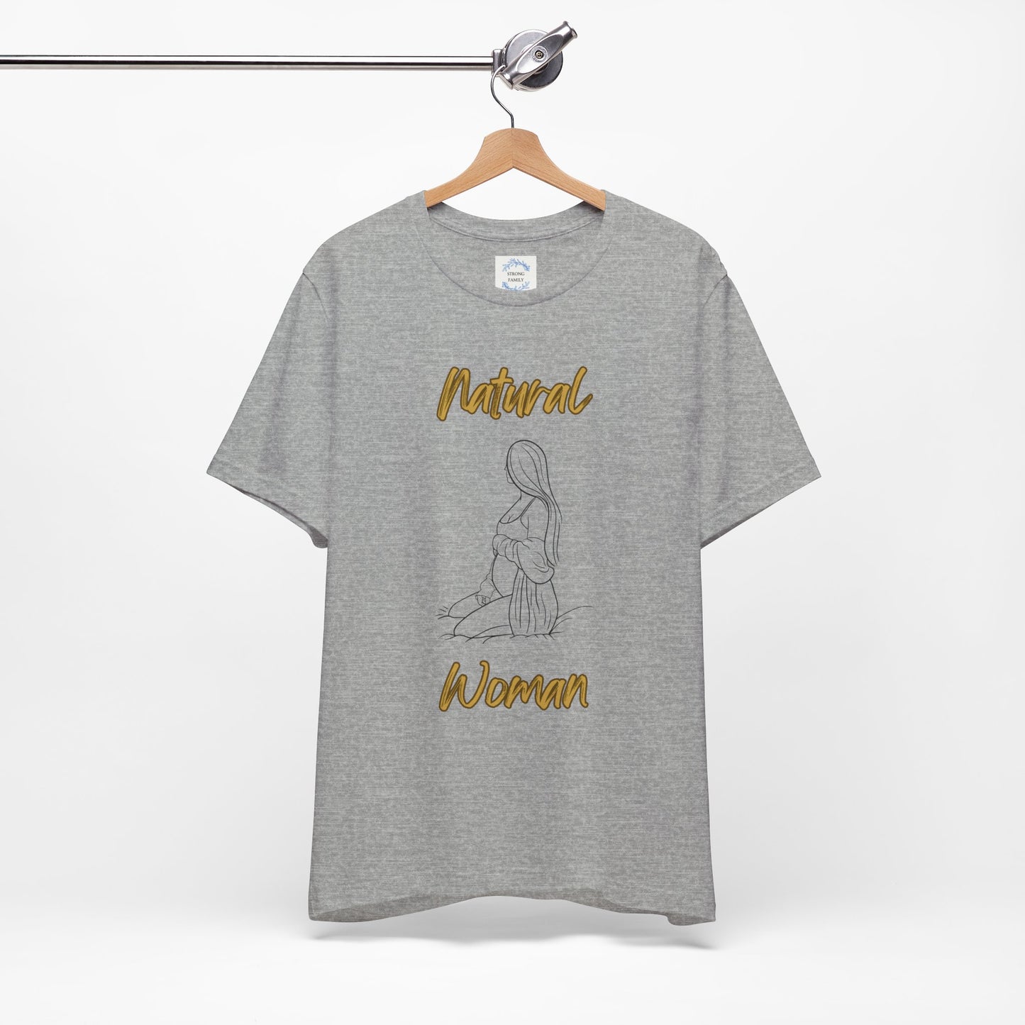 Natural Woman Expecting (BL) Short Sleeve T-Shirt