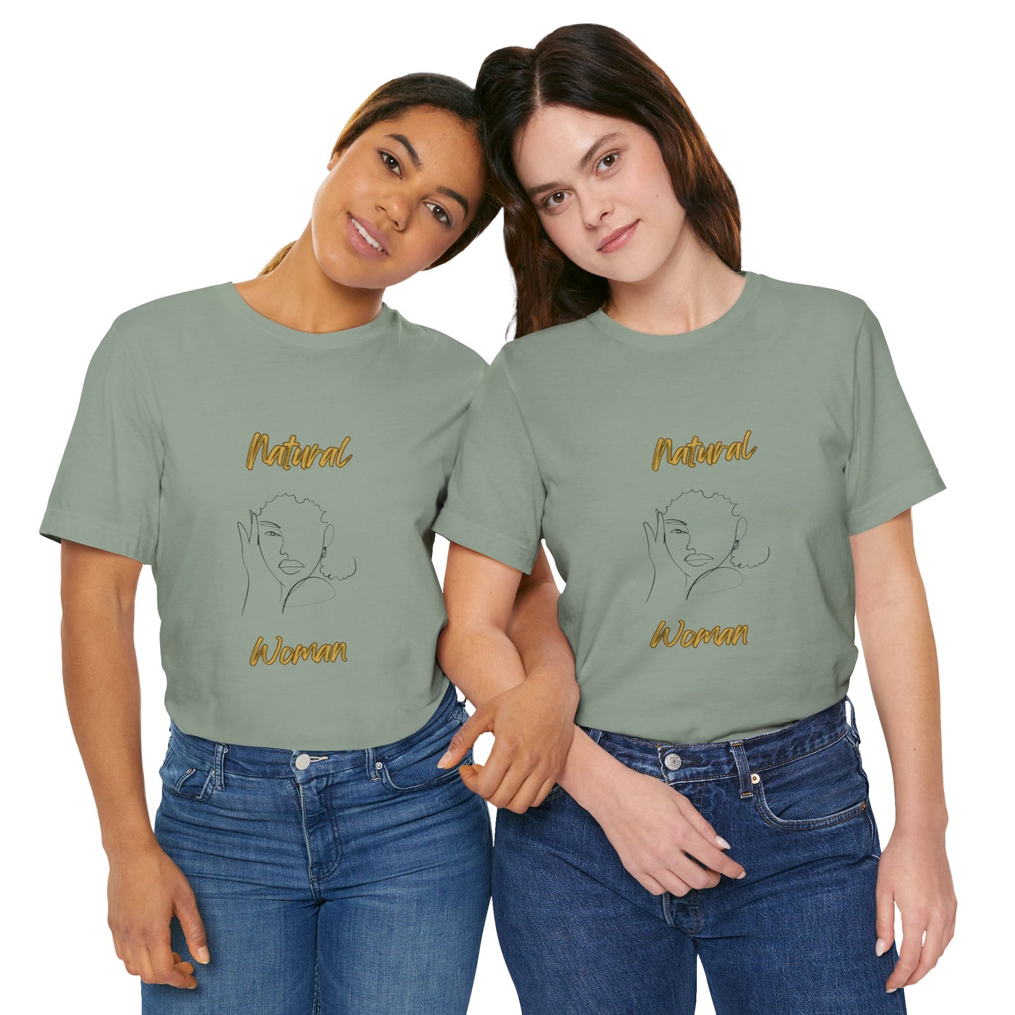 Natural Woman Let's Be Friends (BL) Short Sleeve T-Shirt