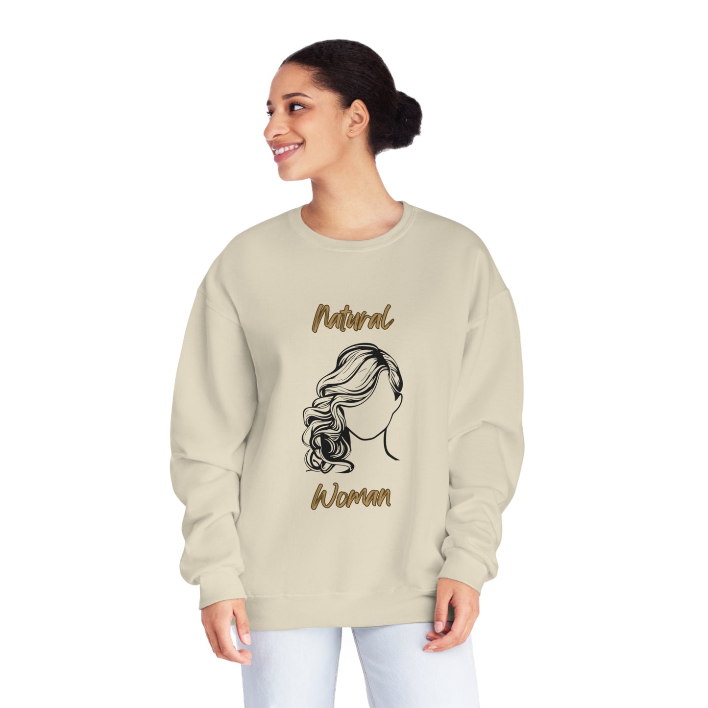 Natural Woman Long Curl (BL) Crewneck Sweatshirt