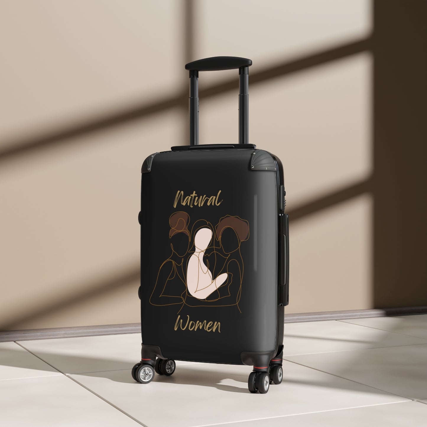 Natural Women Friends (WL) Suitcase BLACK