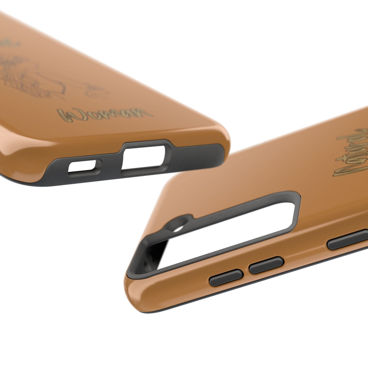 Natural Woman Young Woman (BL)Tough Phone Cases LIGHT BROWN
