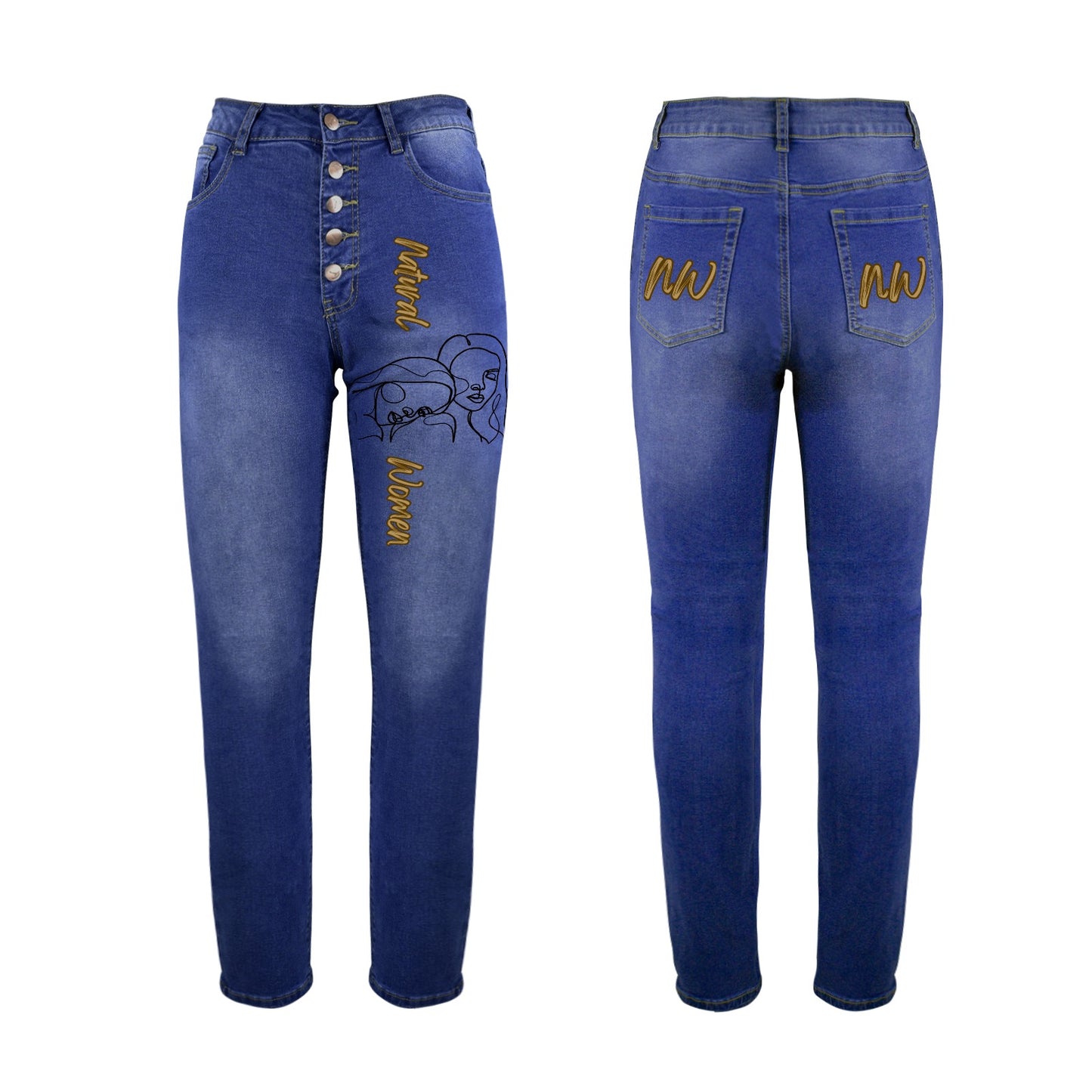 Natural Women SISTERS (BL) Crafted Women's Denim Jeans