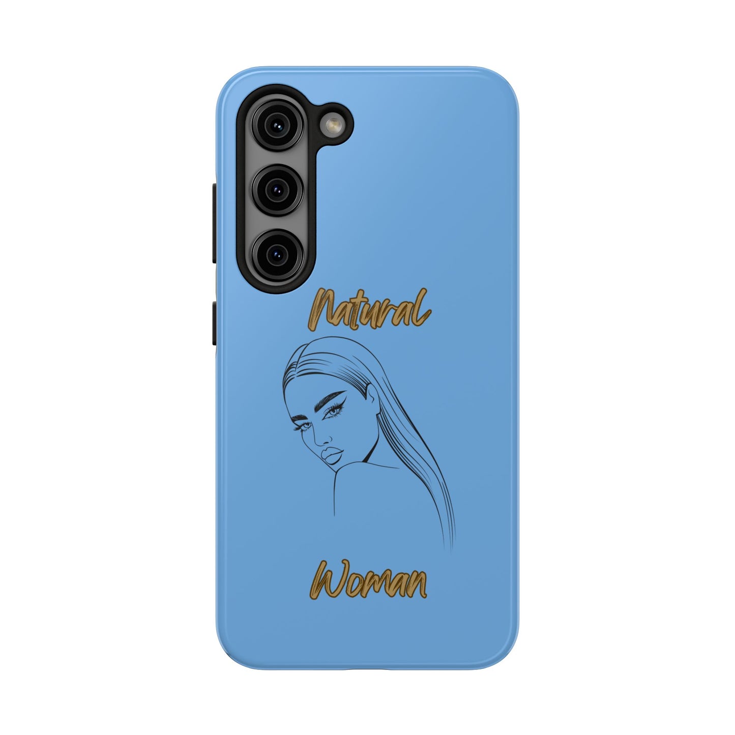 Natural Woman The Stare (BL)Tough Phone Cases LIGHT BLUE
