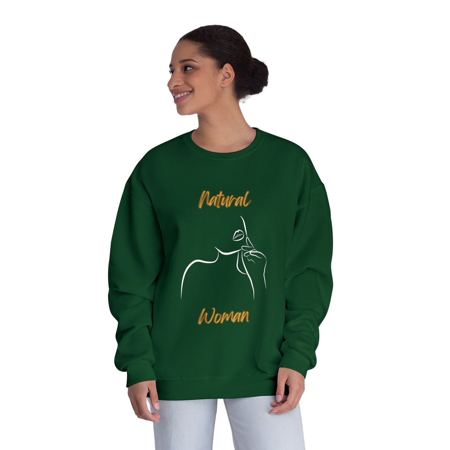 Natural Woman Chin Up (WL) Crewneck Sweatshirt