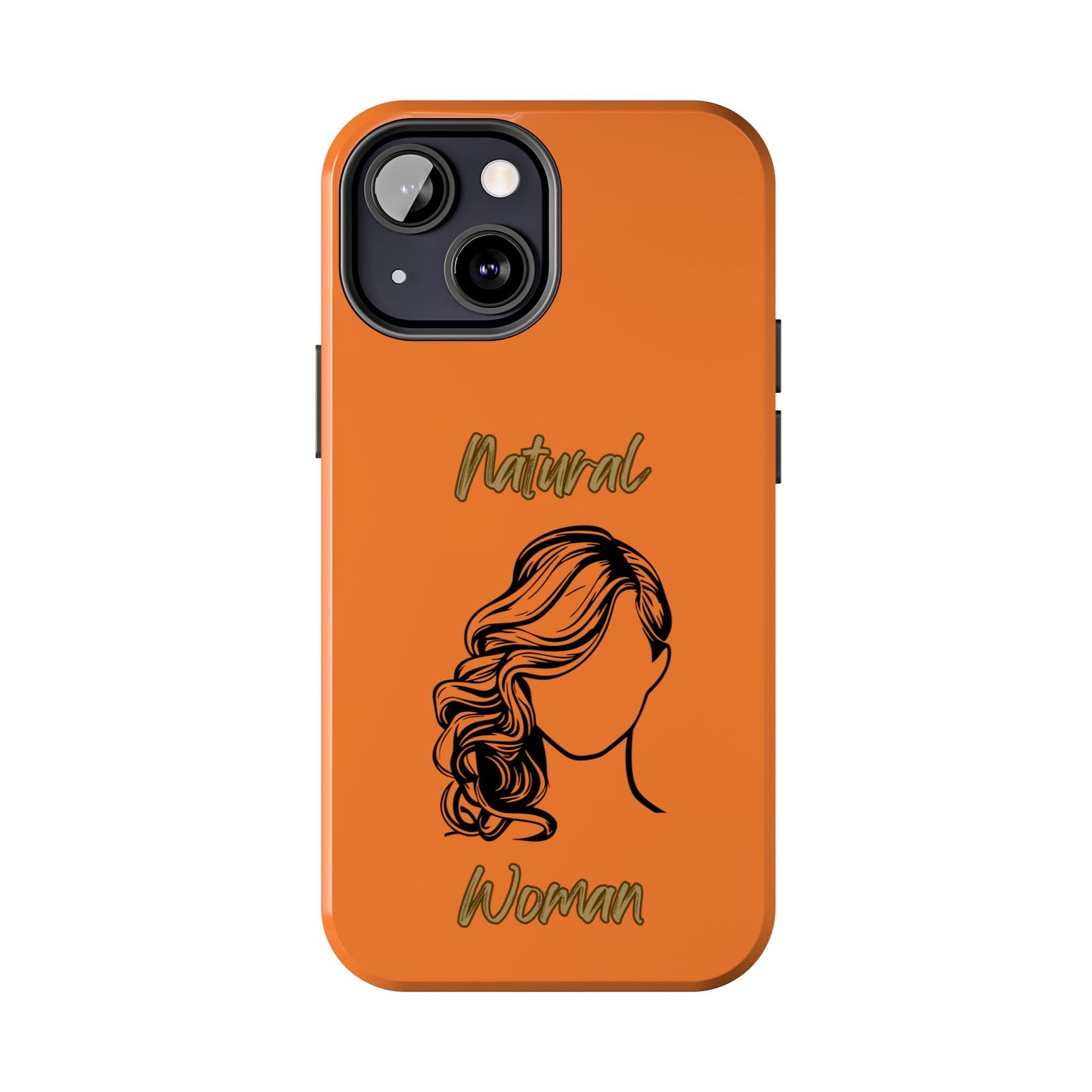 Natural Woman Long Curl (BL)Tough Phone Cases CRUSTA