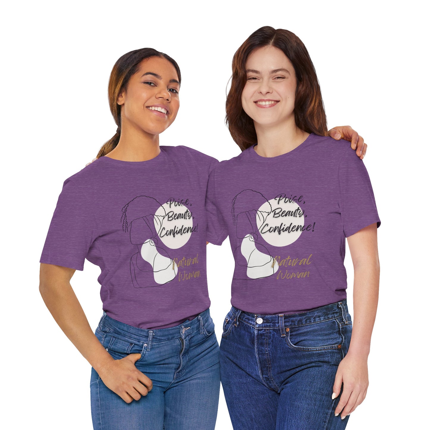 Natural Woman Puff (BL) Short Sleeve T-Shirt