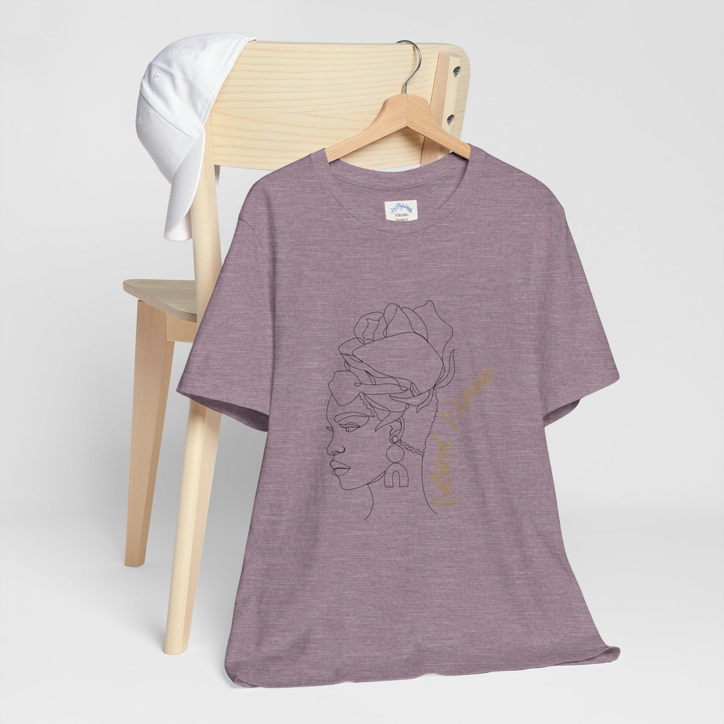 Natural Woman Flower Wrap (BL) Short Sleeve T-Shirt