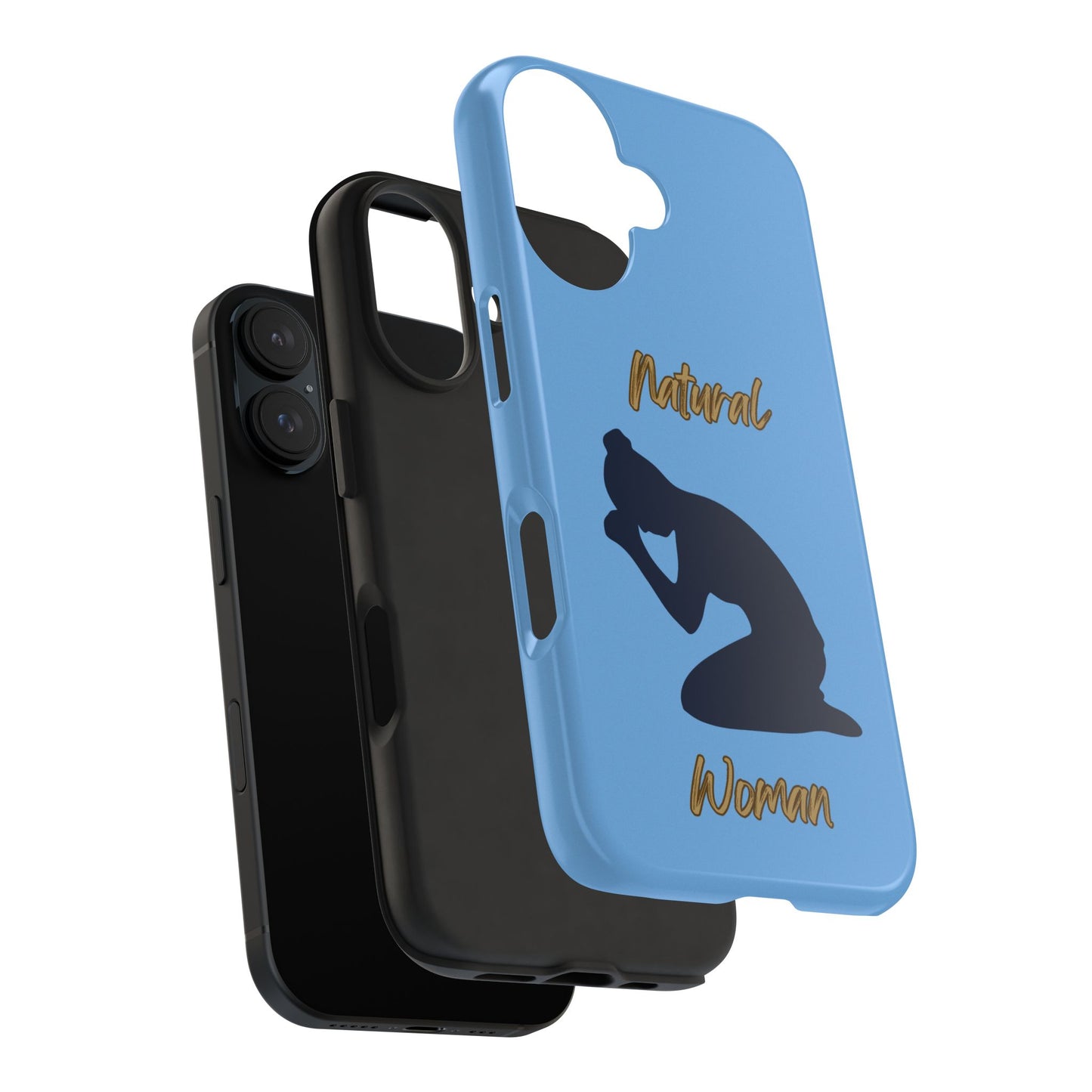 Natural Woman Pray (BL)Tough Phone Cases LIGHT BLUE