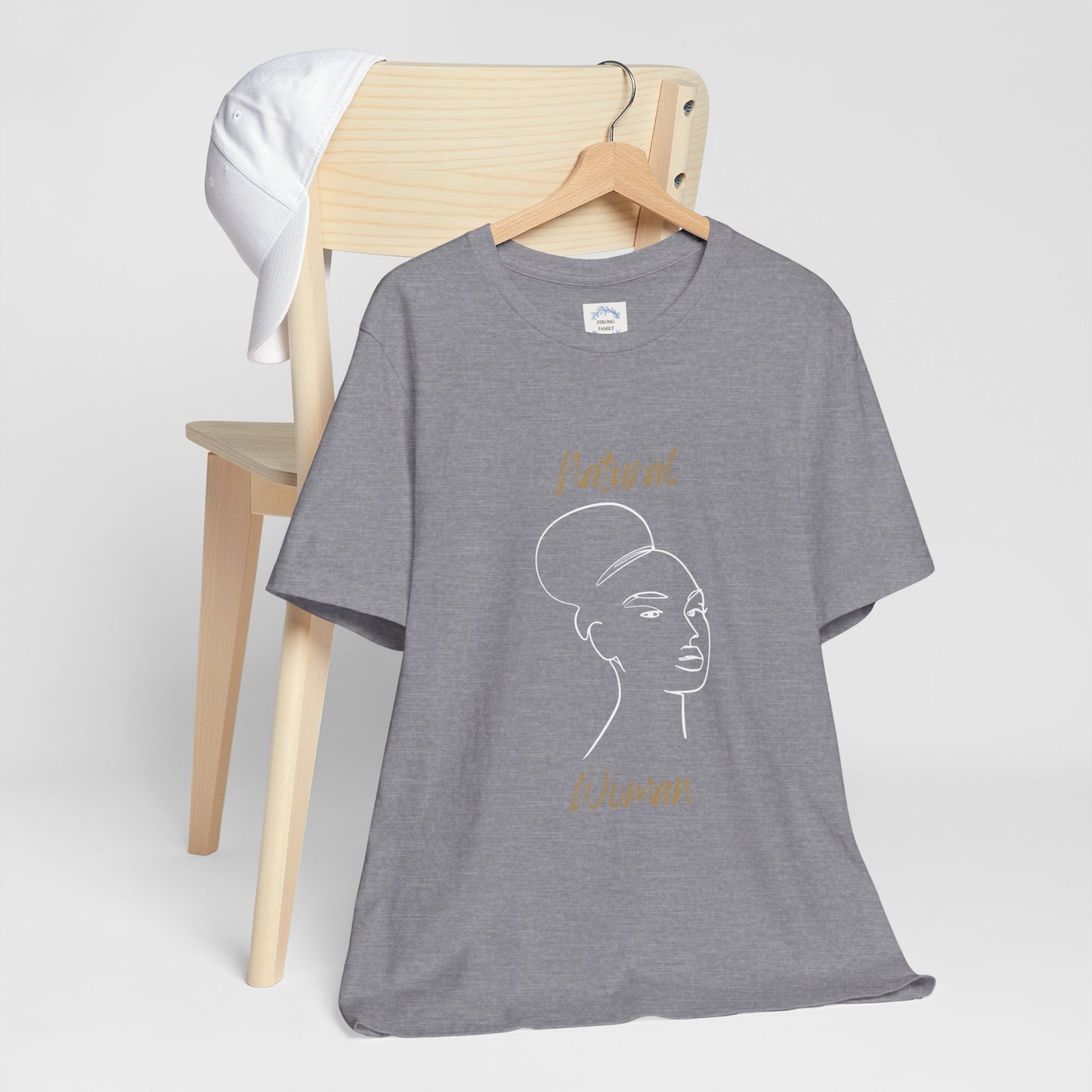 Natural Woman Hair Up (WL) Short Sleeve T-Shirt