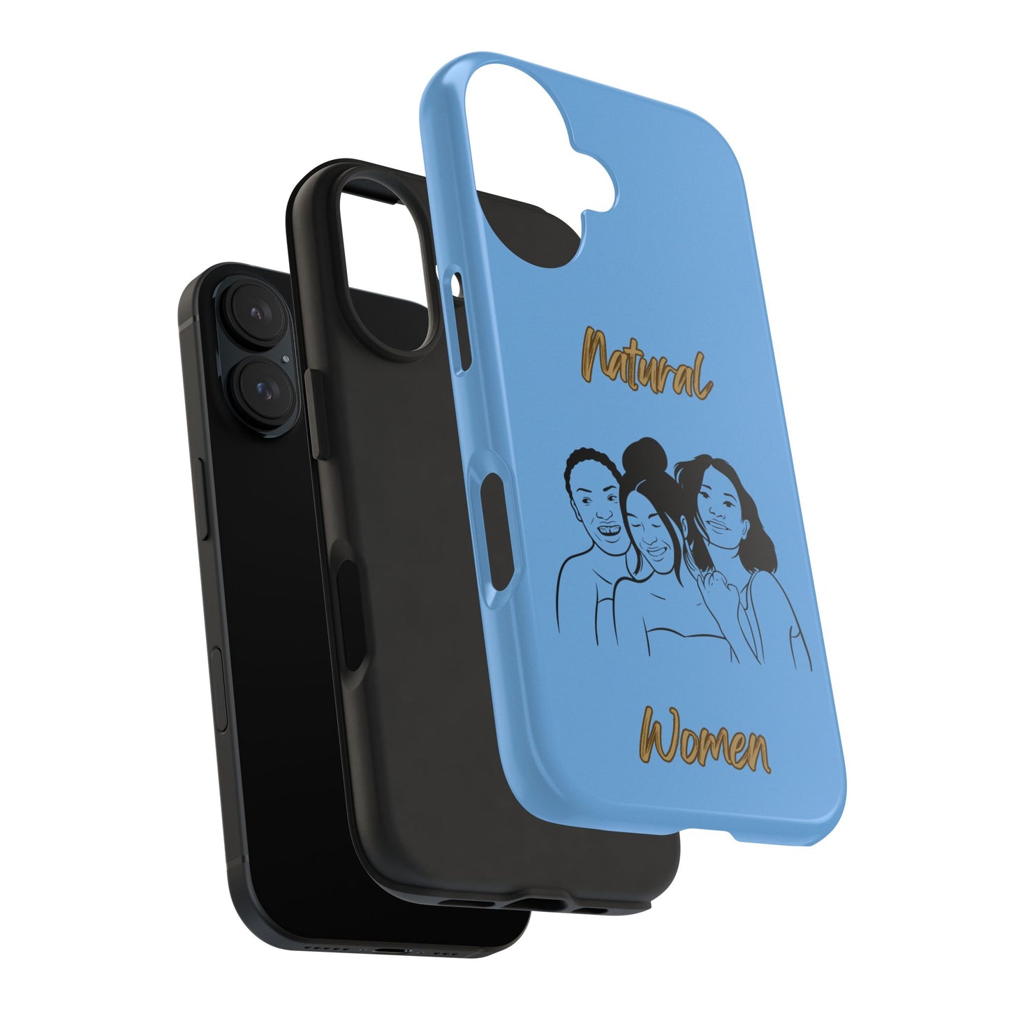 Natural Women Laughing Friends (BL)Tough Phone Cases LIGHT BLUE