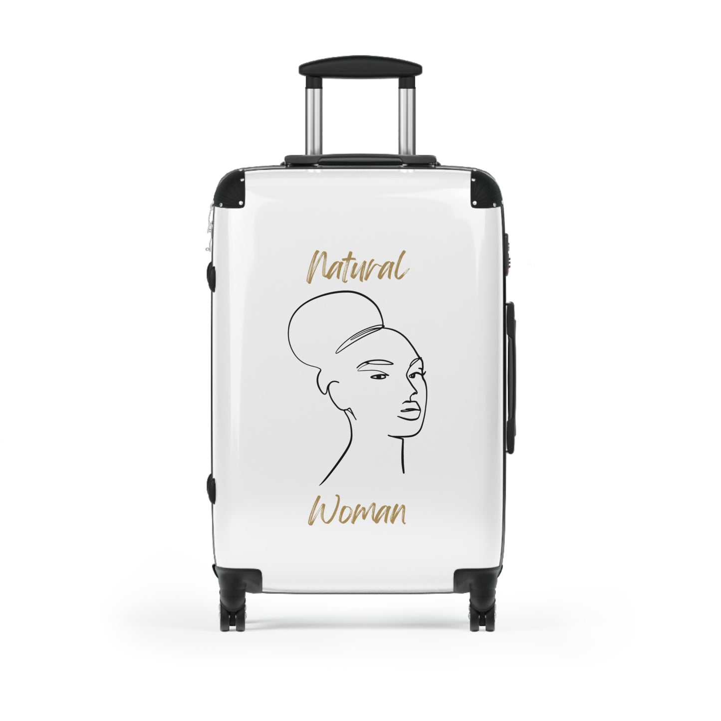 Natural Woman Hair Up (BL) Suitcase WHITE