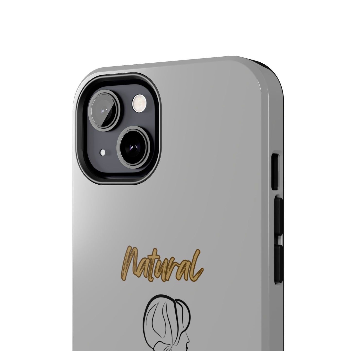 Natural Woman Back (BL)Tough Phone Cases LIGHT GREY