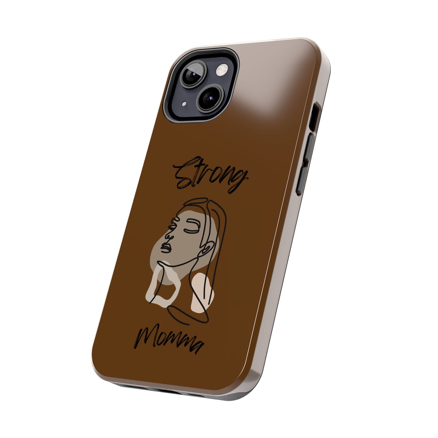 STRONG MOMMA Samsung Galaxy Tough Phone Cases (BL) Brown