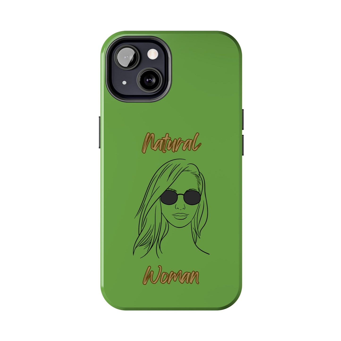 Natural Woman Shades (BL)Tough Phone Cases GREEN