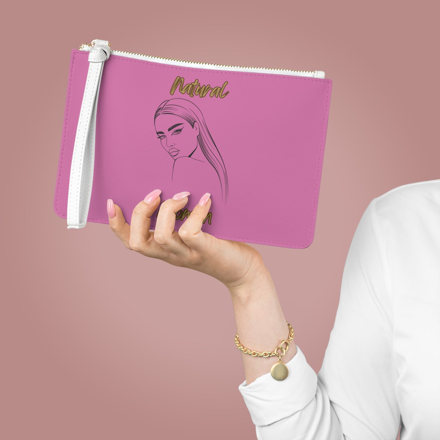 Natural Woman The Stare (BL) Clutch Bag LIGHT PINK