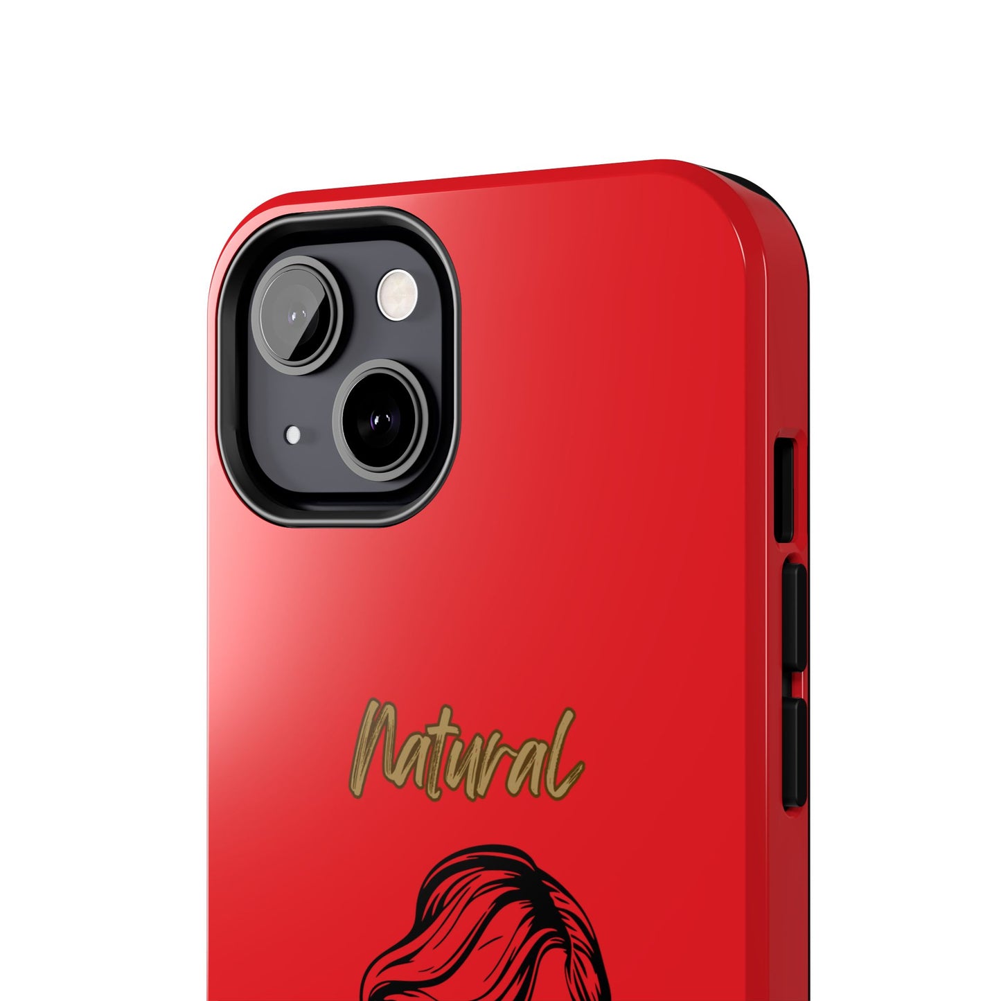 Natural Woman Long Curl (BL)Tough Phone Cases RED
