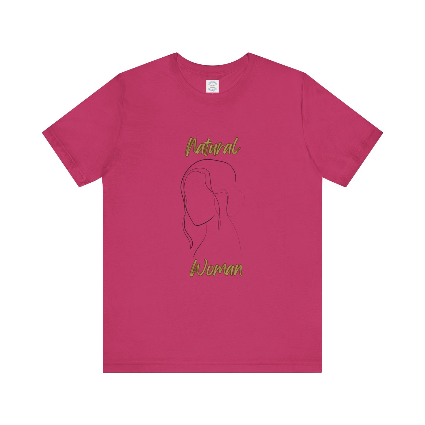 Natural Woman Hanging hair (BL) Short Sleeve T-Shirt