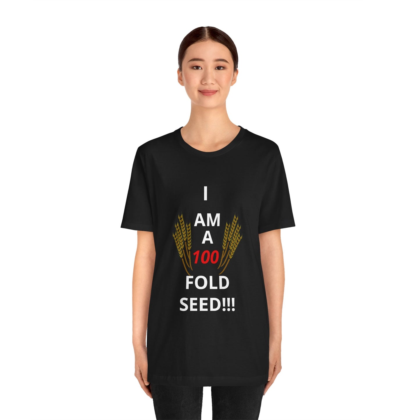 100 Fold Seed (WL)Unisex Jersey Short Sleeve T-Shirt