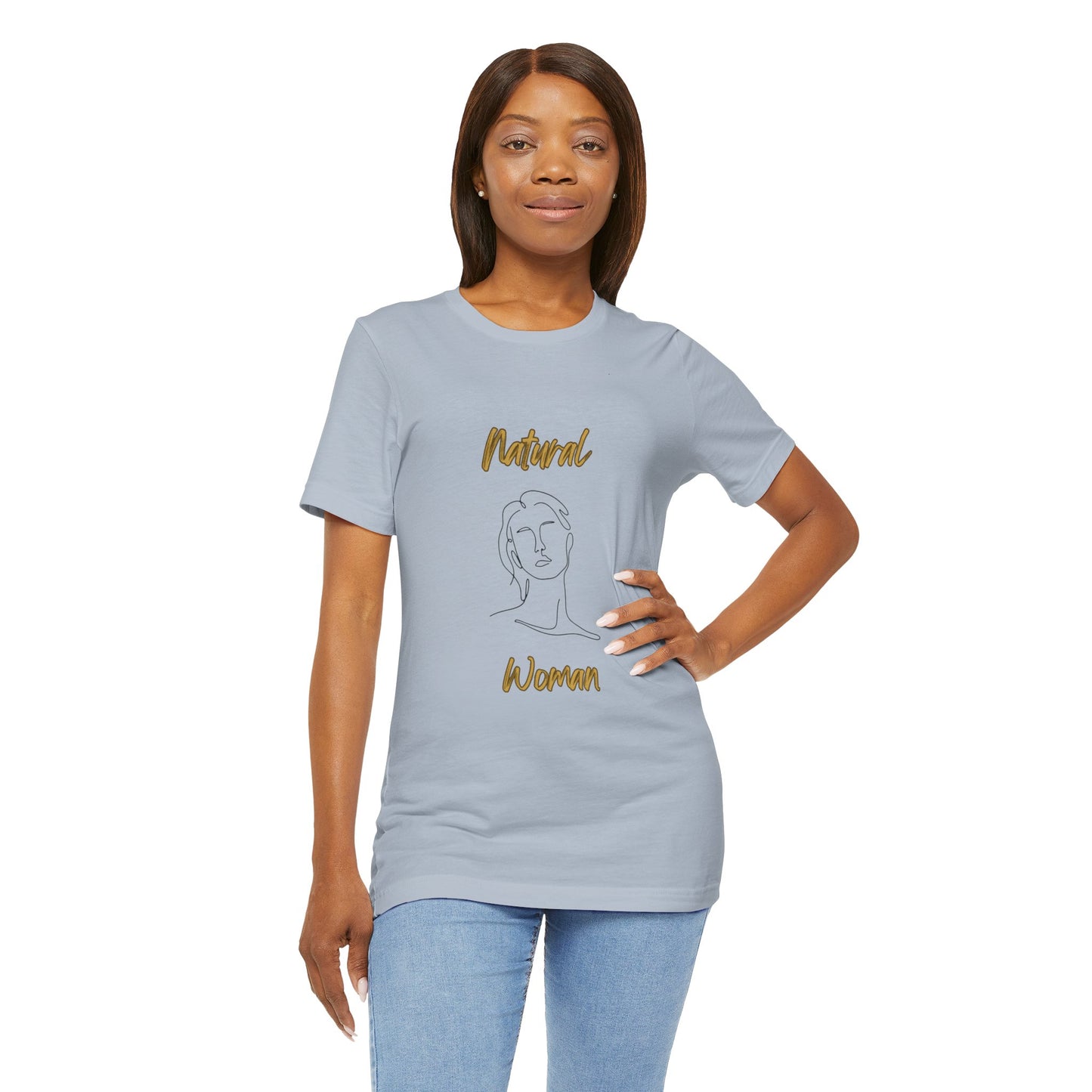Natural Woman Hello (BL) Short Sleeve T-Shirt
